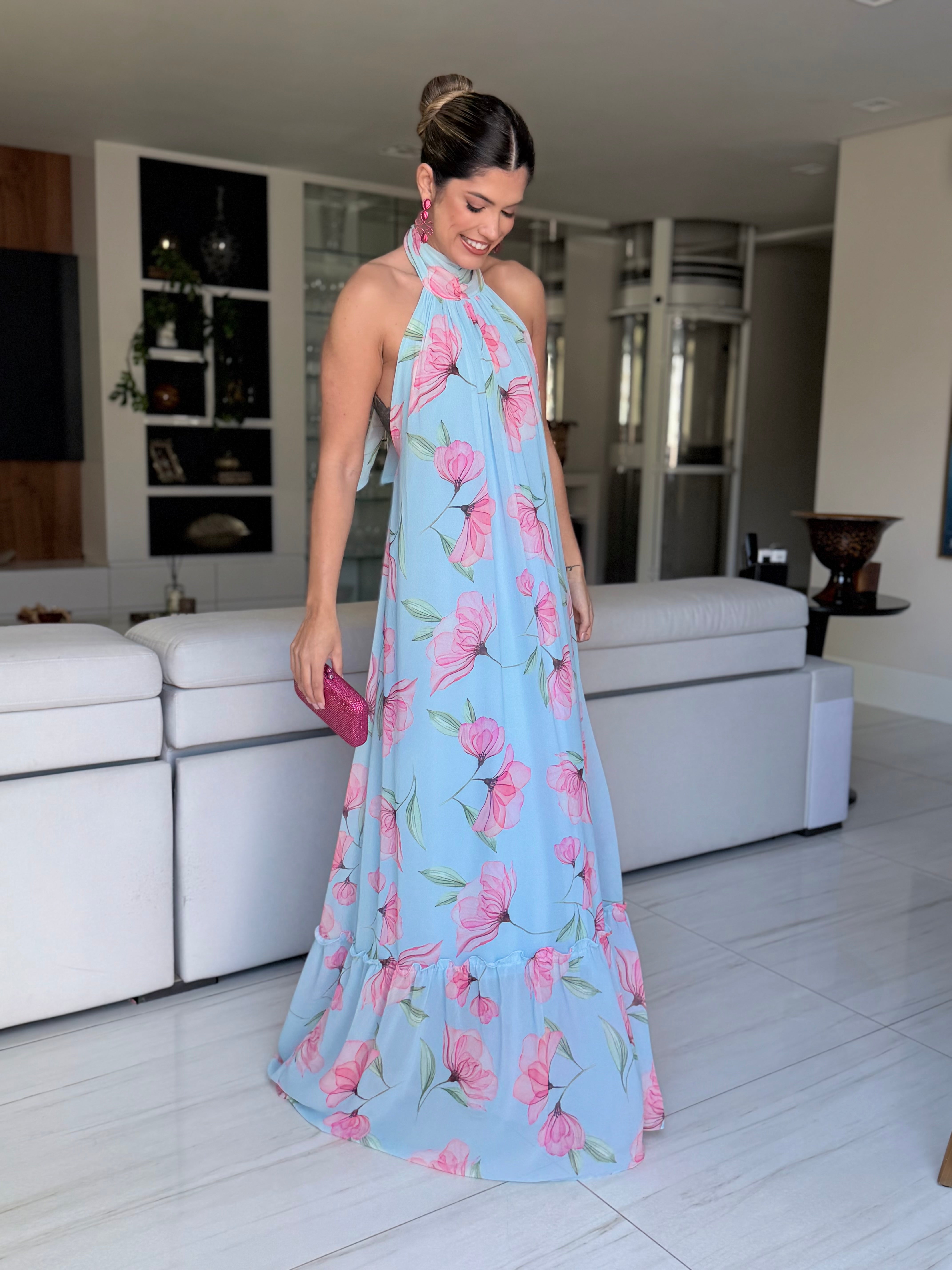 VESTIDO LONGO MYKONOS