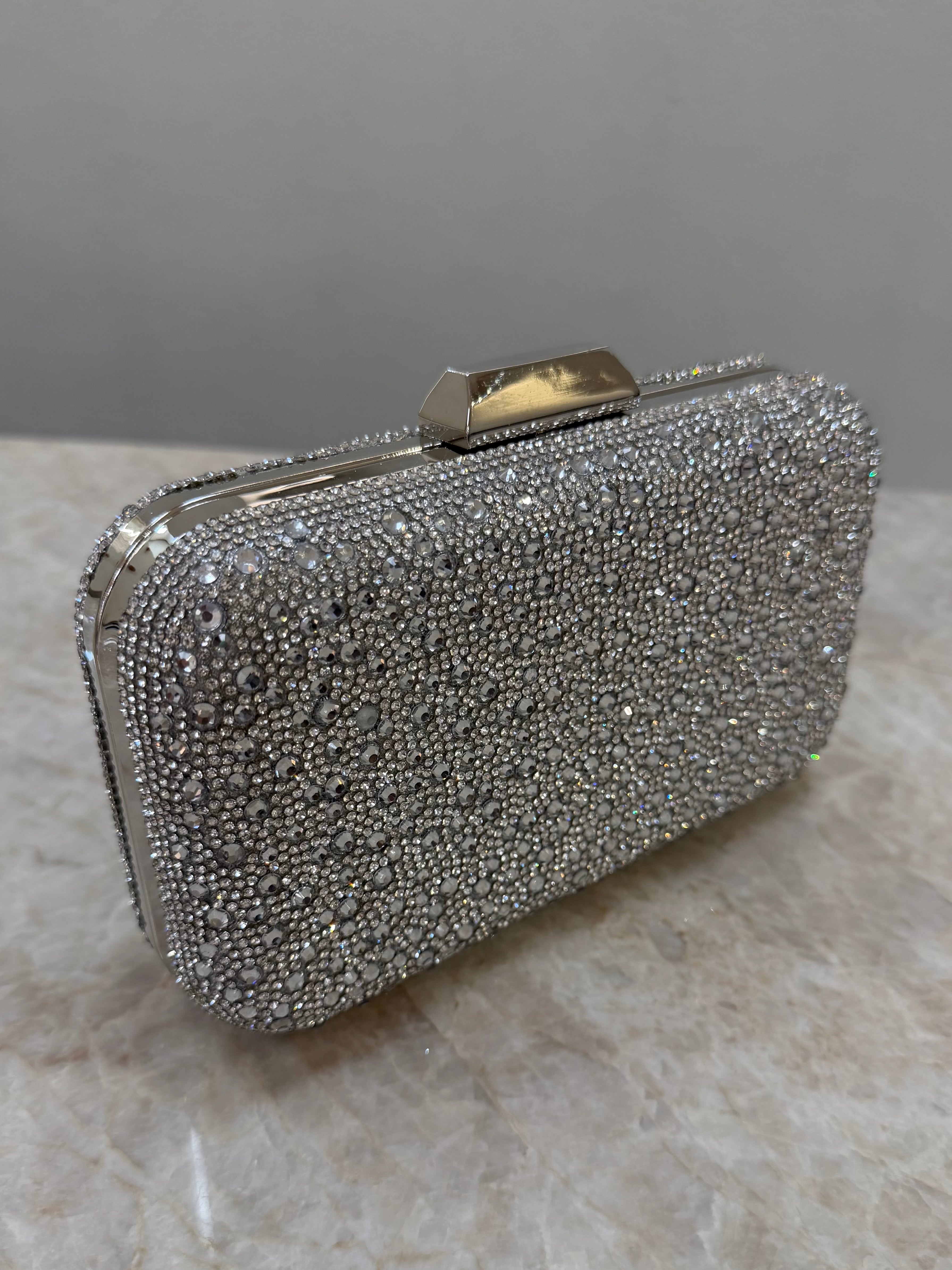 CLUTCH STRASS PRATA