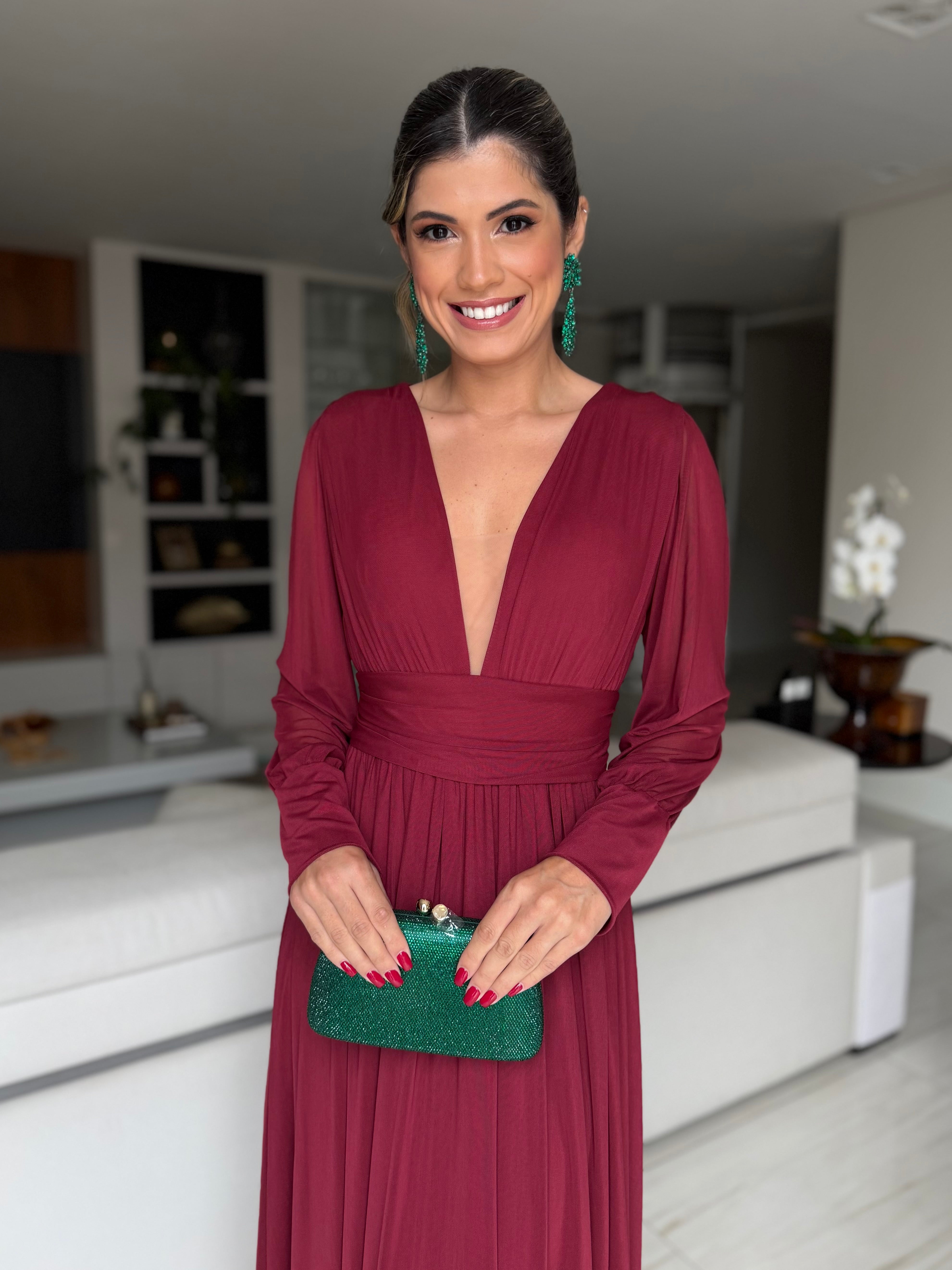 VESTIDO LONGO BRUXELAS