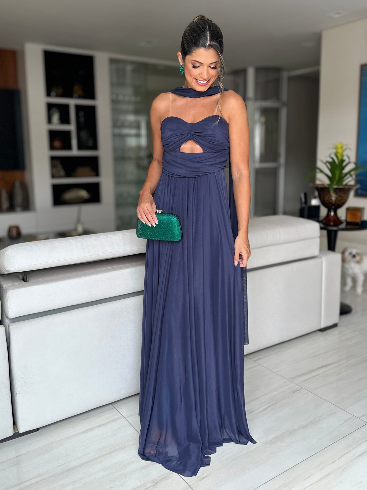 VESTIDO LONGO MÔNACO