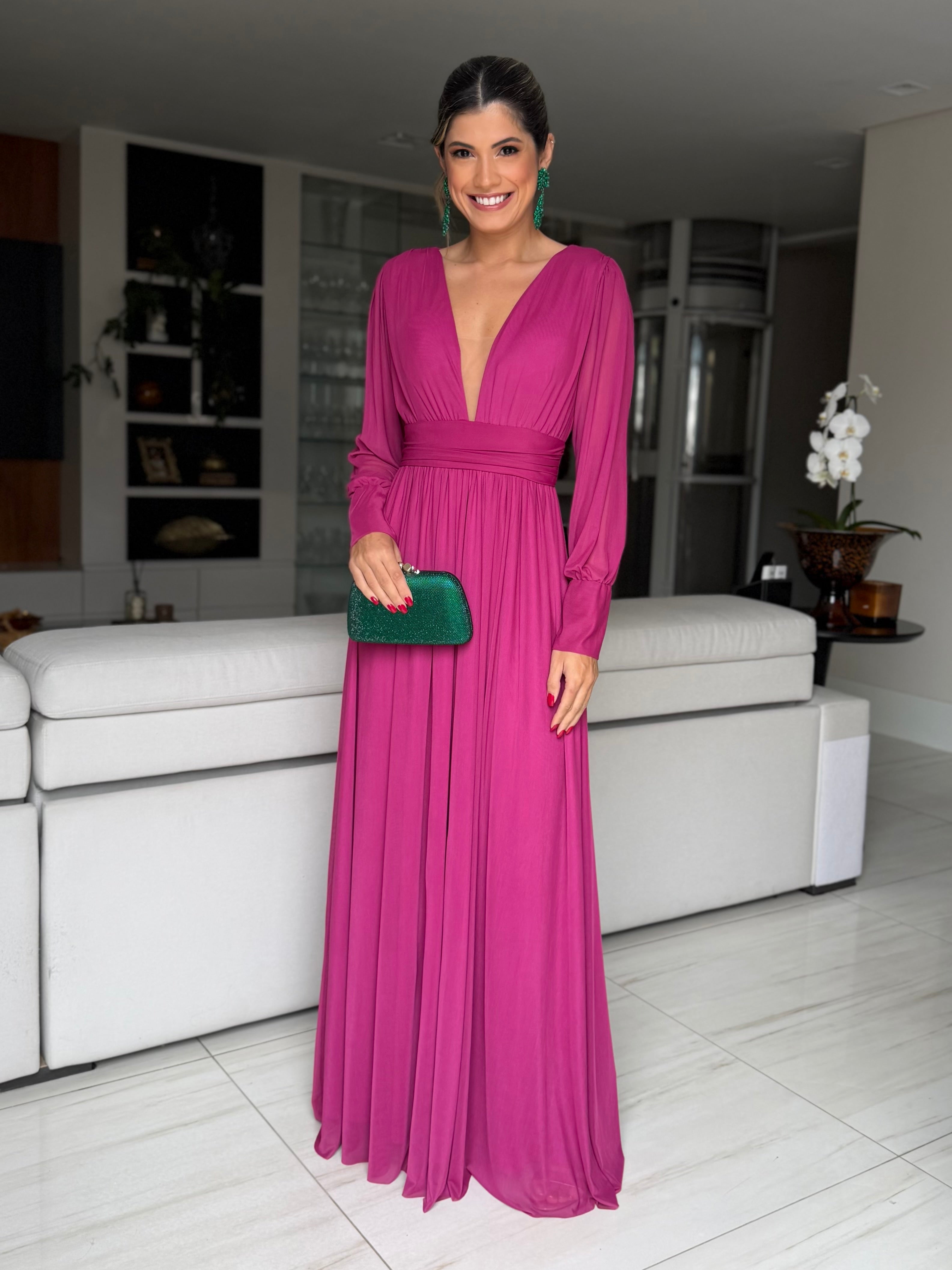 VESTIDO LONGO BRUXELAS