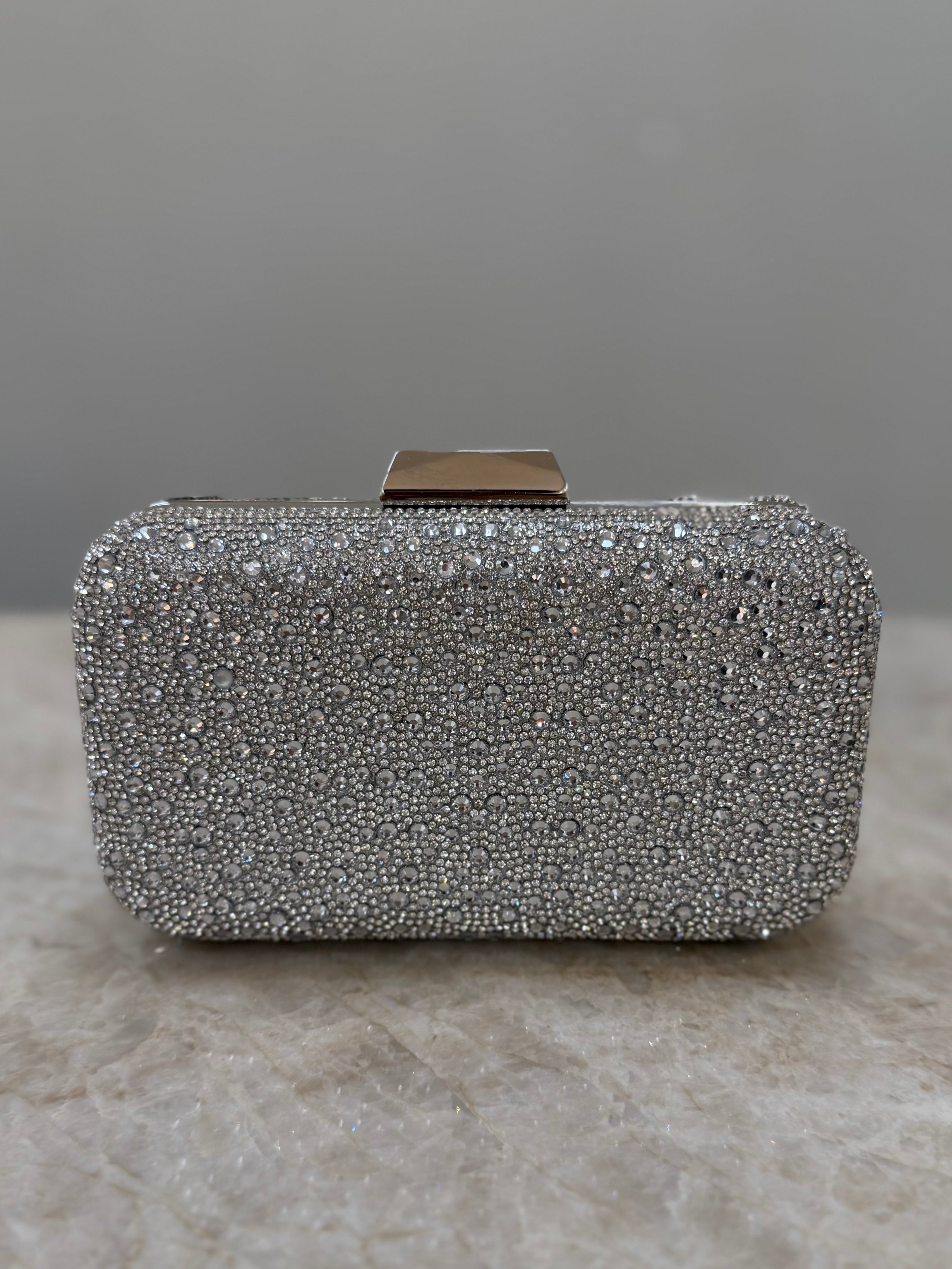 CLUTCH STRASS PRATA