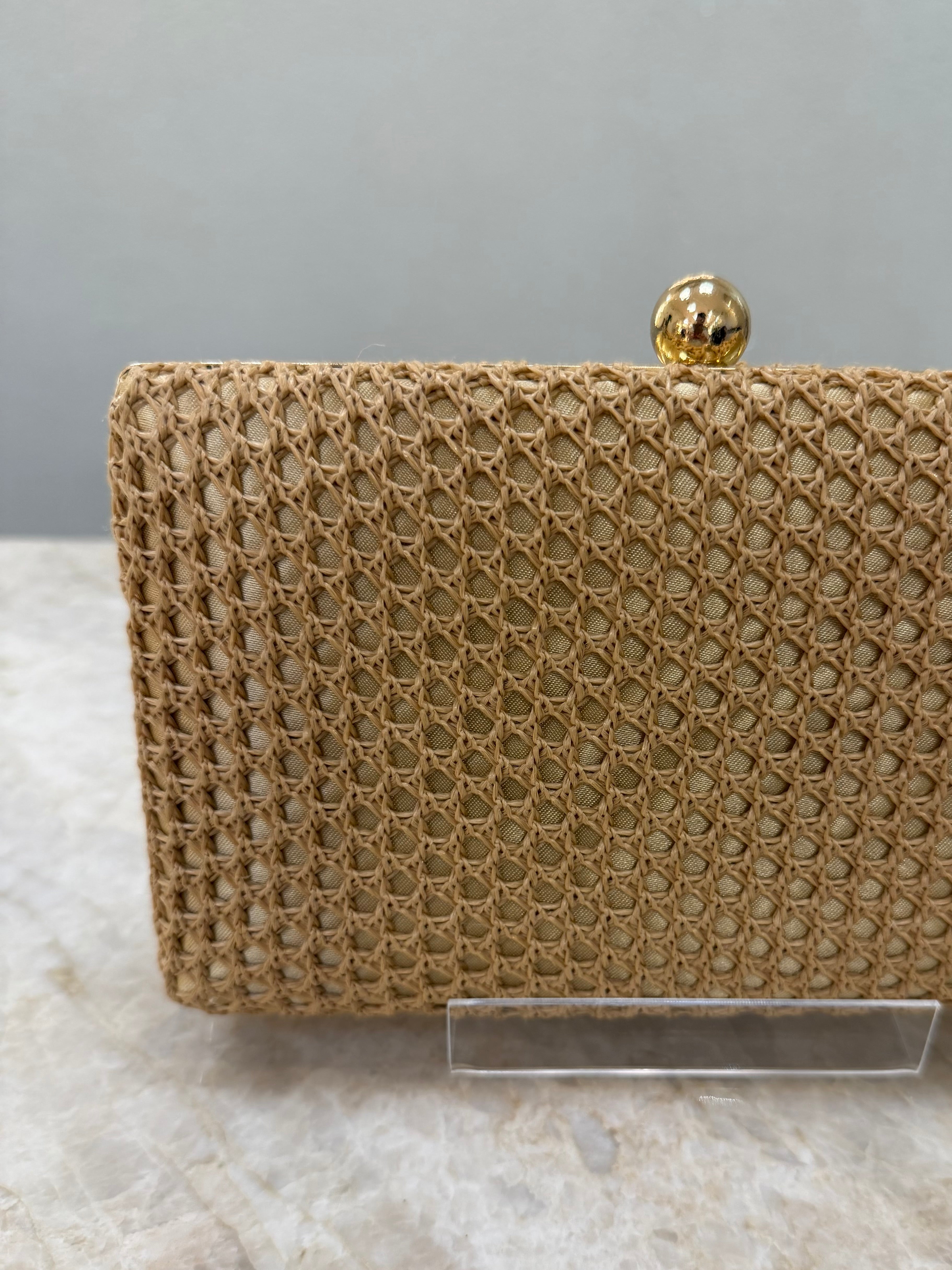 CLUTCH PALHA NUDE