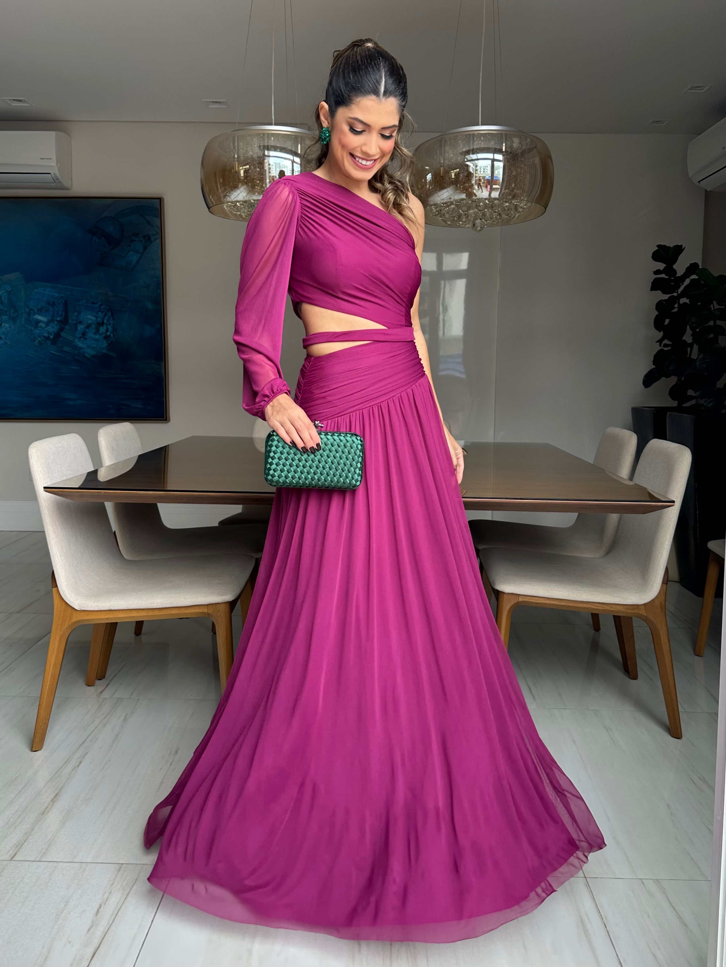 VESTIDO LONGO SANTORINI