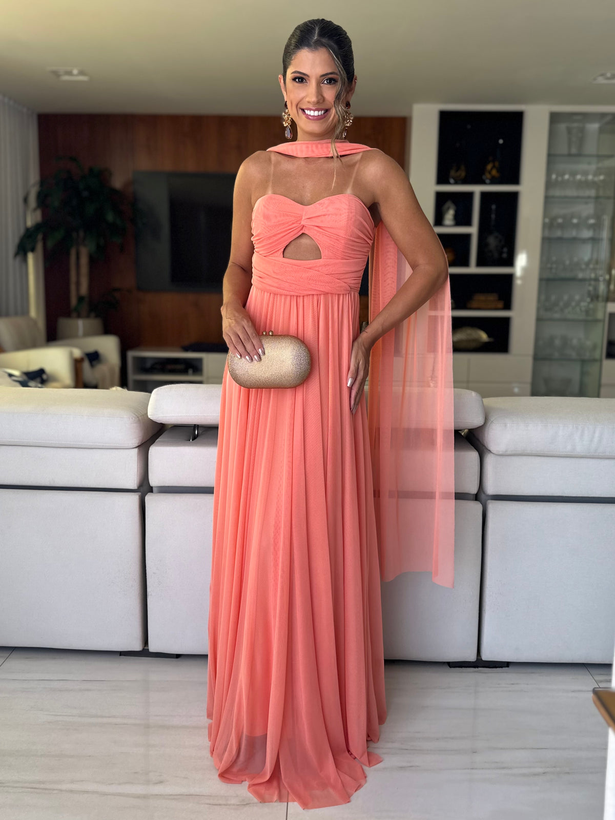 VESTIDO LONGO MÔNACO