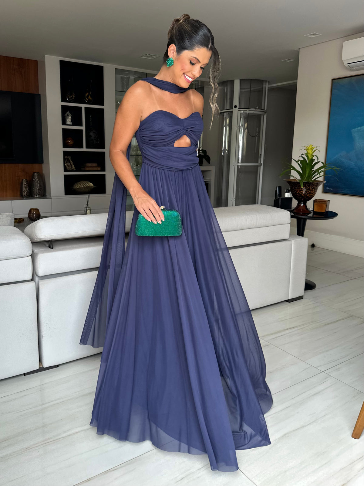 VESTIDO LONGO MÔNACO