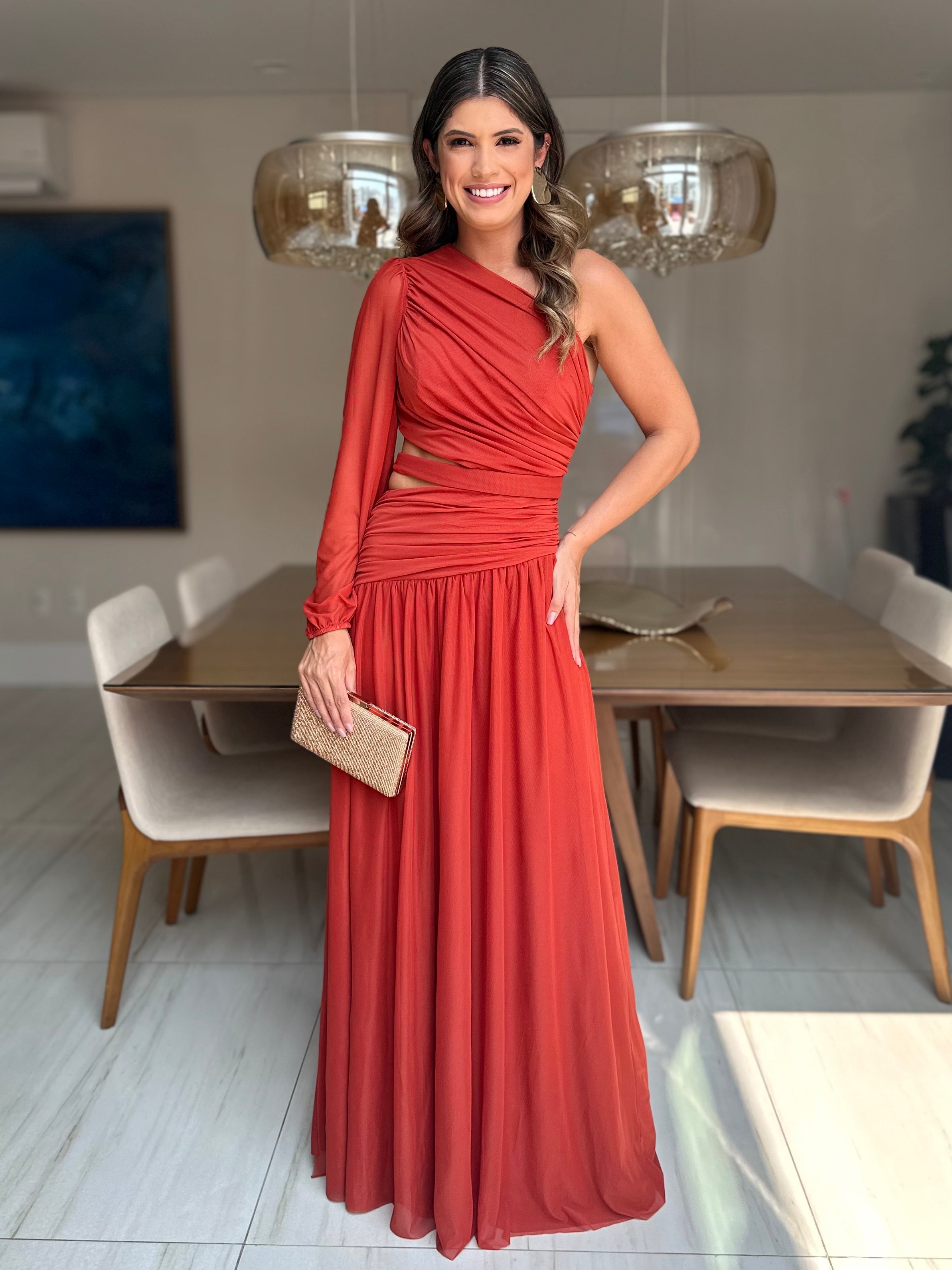 VESTIDO LONGO SANTORINI