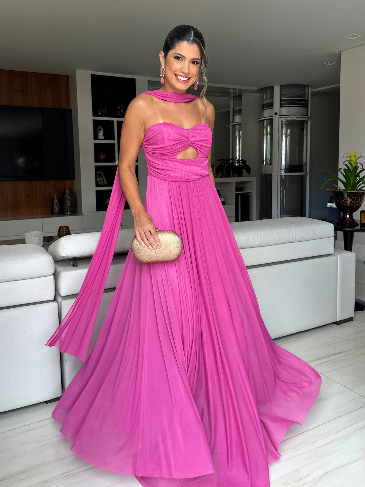 VESTIDO LONGO MÔNACO