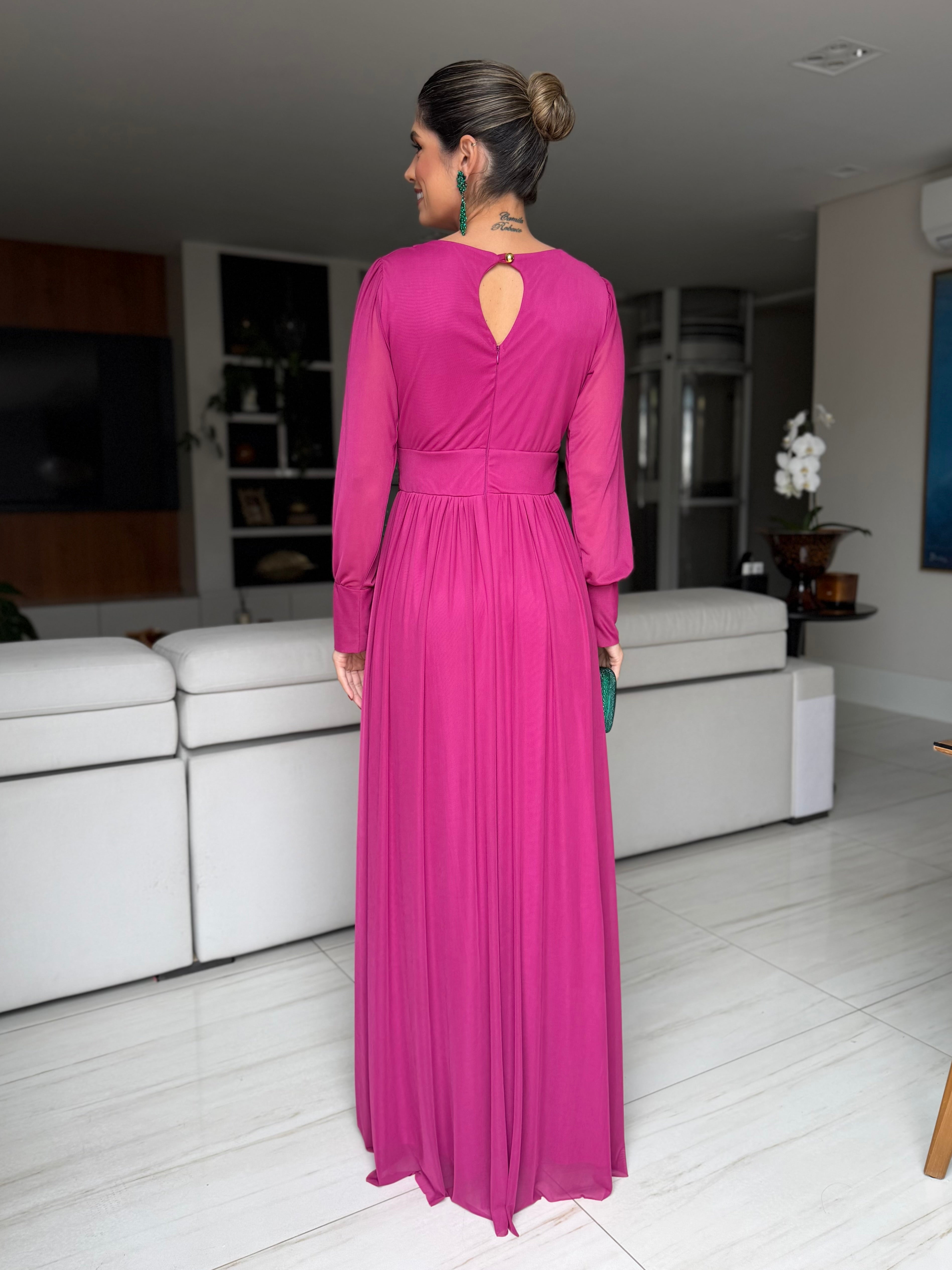 VESTIDO LONGO BRUXELAS