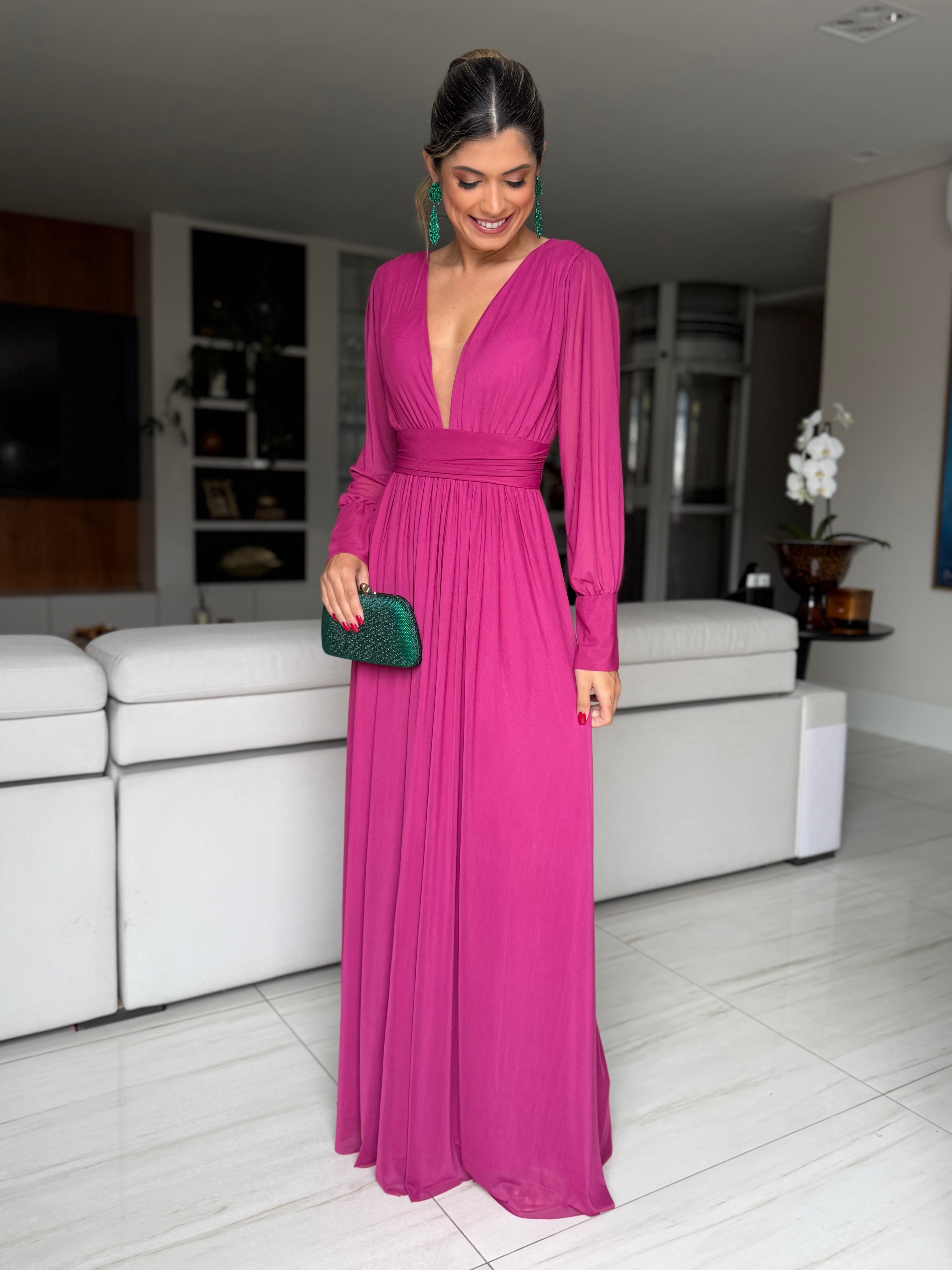 VESTIDO LONGO BRUXELAS