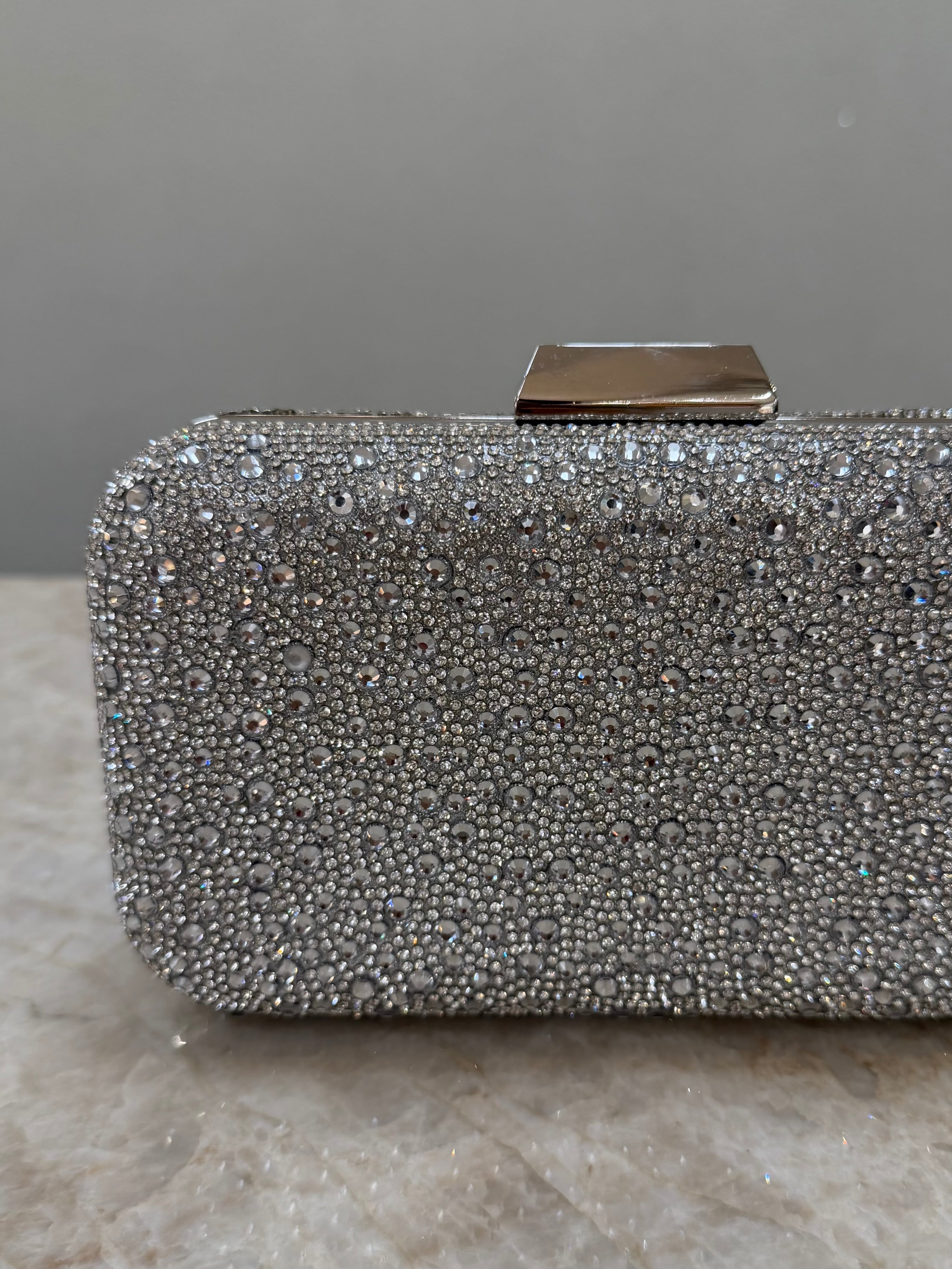 CLUTCH STRASS PRATA