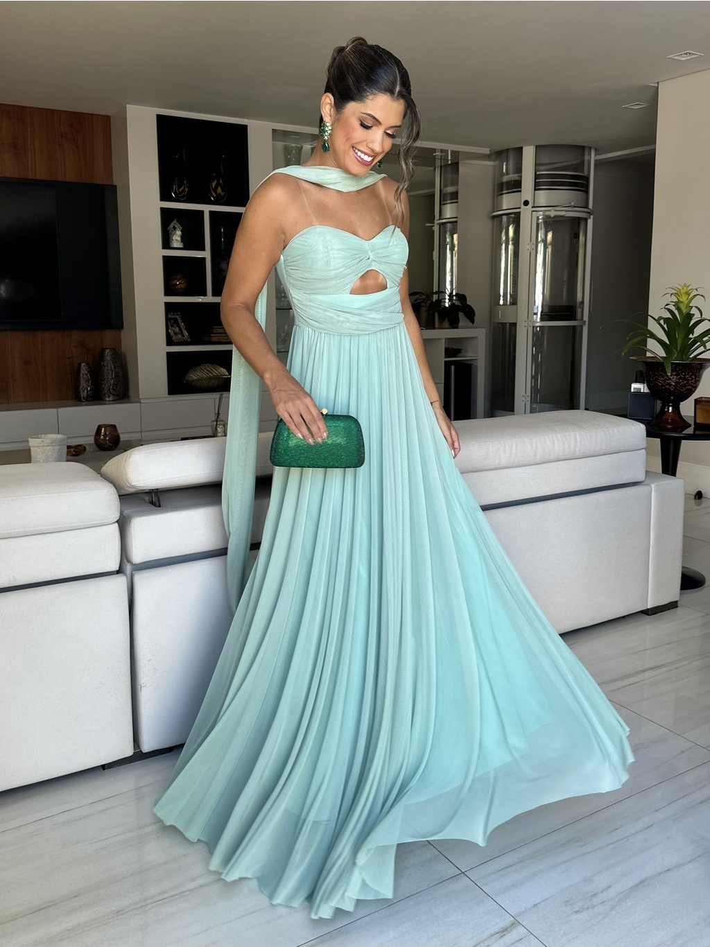 VESTIDO LONGO MÔNACO