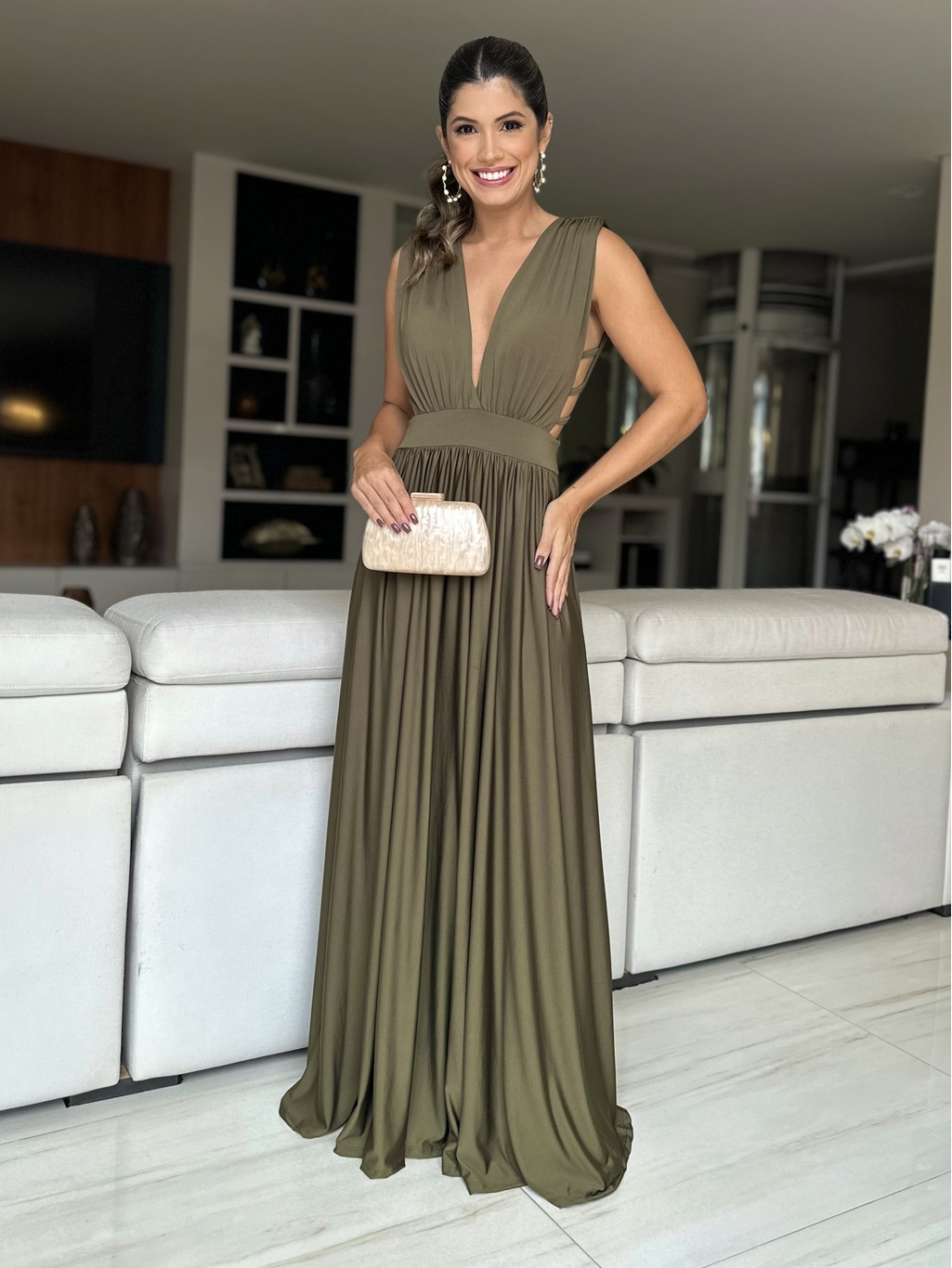 VESTIDO LONGO CASSIS