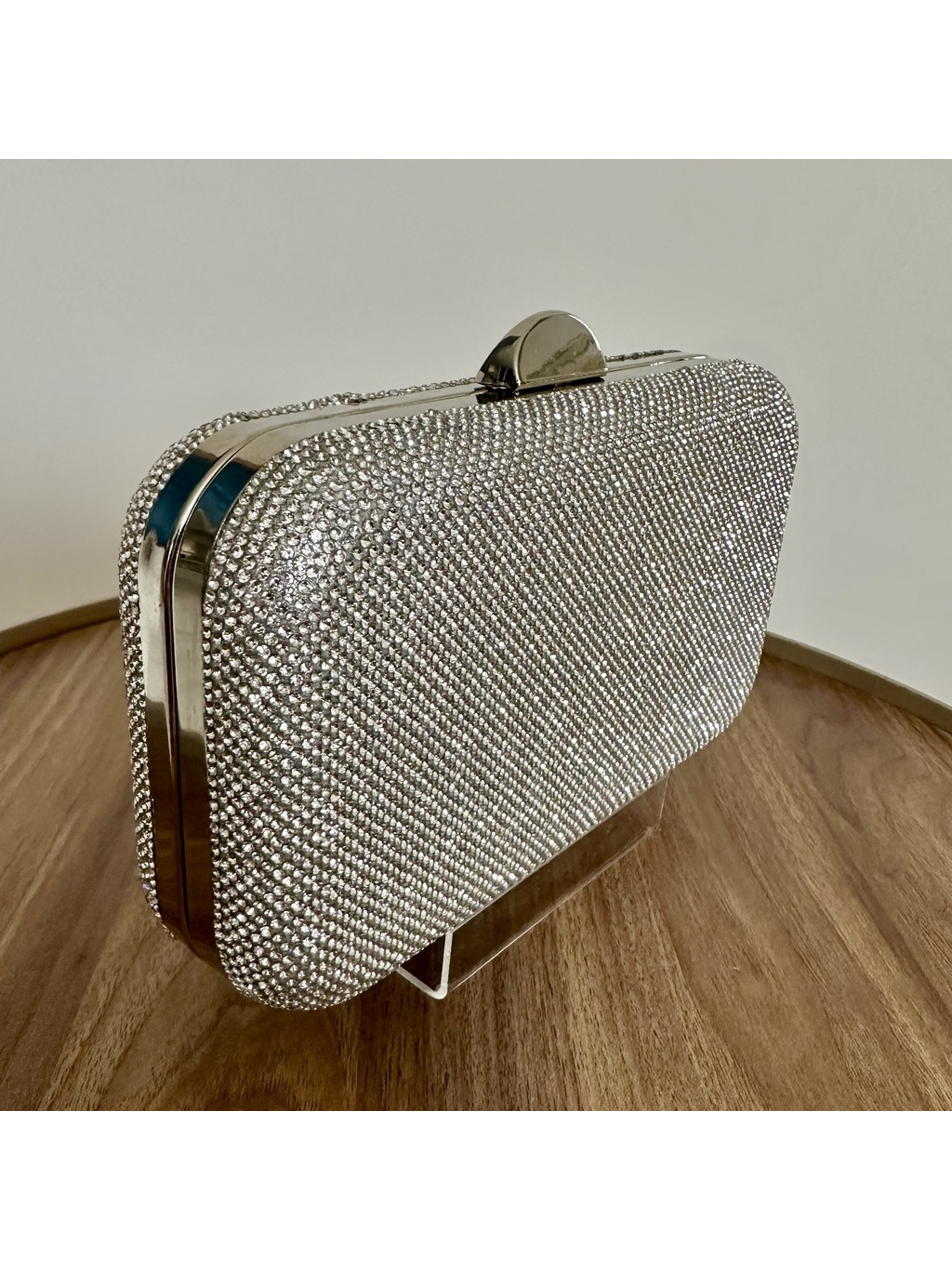 CLUTCH STRASS PRATA