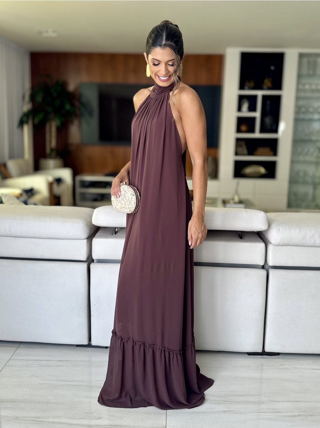 VESTIDO LONGO NORONHA