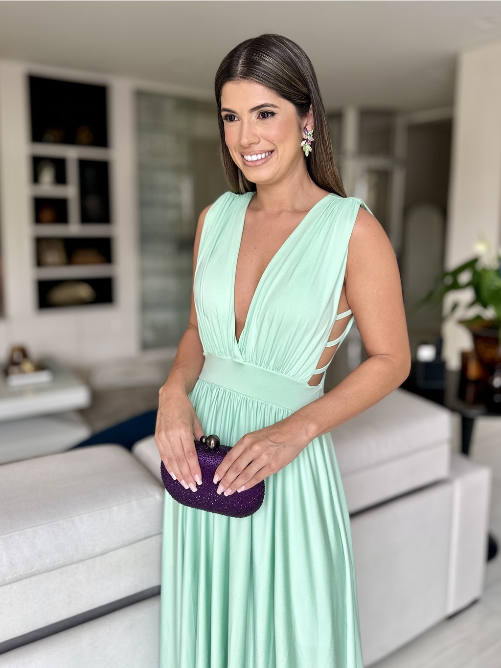 VESTIDO LONGO CASSIS