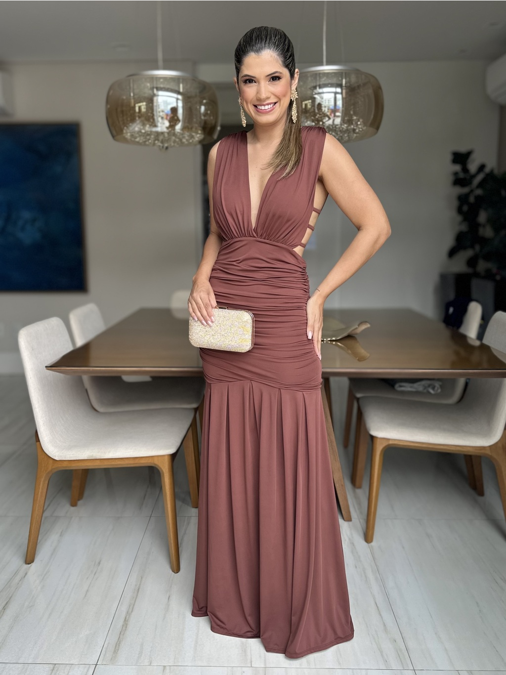 VESTIDO LONGO HAVANA