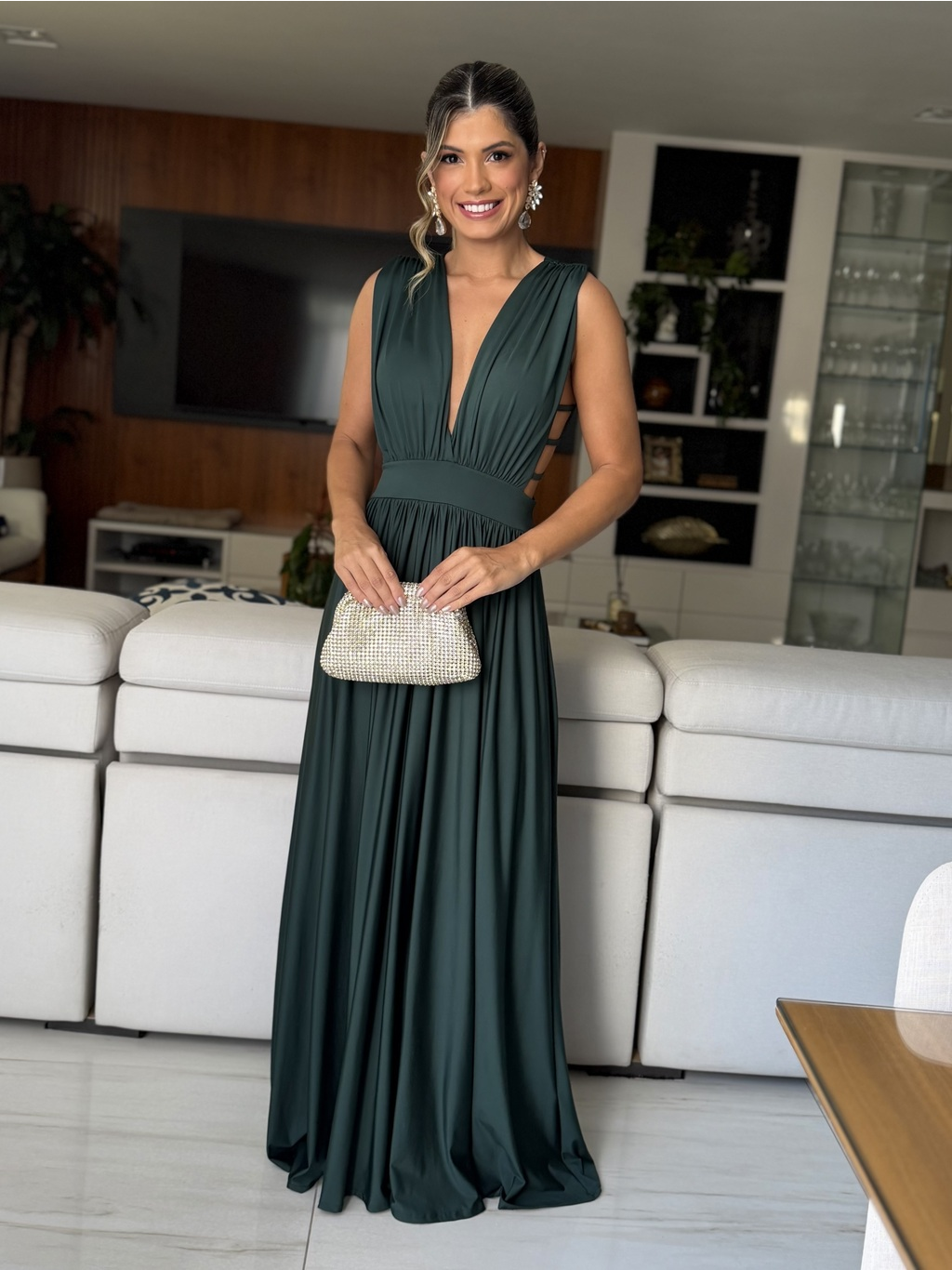 VESTIDO LONGO CASSIS