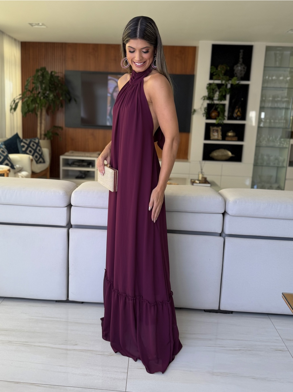 VESTIDO LONGO NORONHA