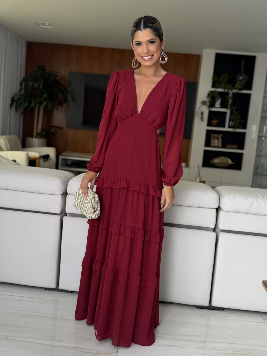 VESTIDO LONGO CALIFÓRNIA