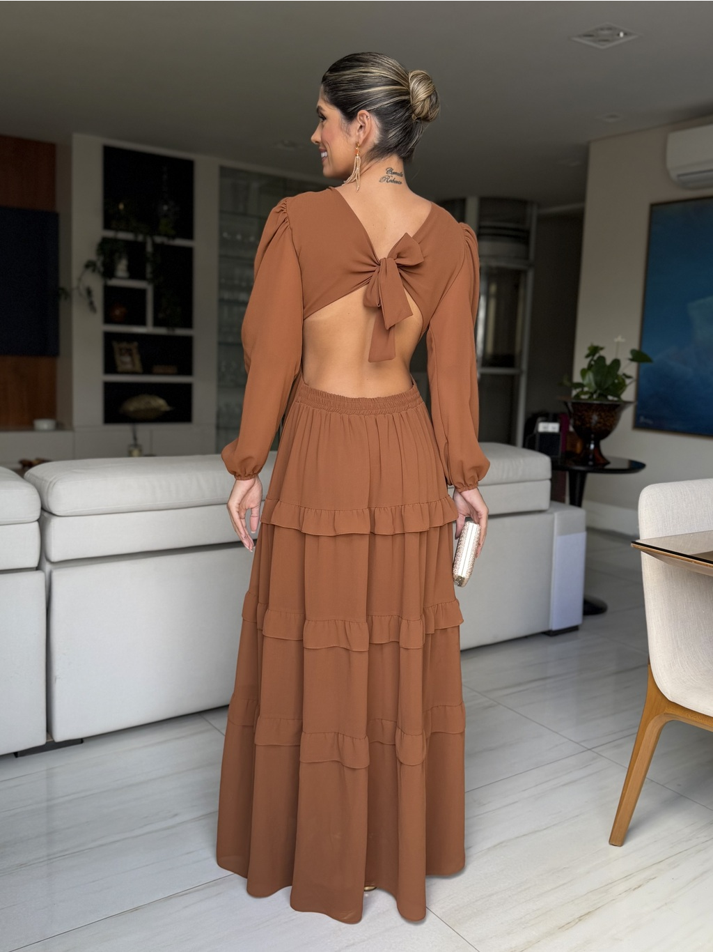 VESTIDO LONGO CALIFÓRNIA