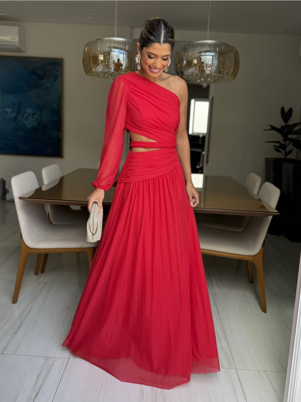 VESTIDO LONGO SANTORINI