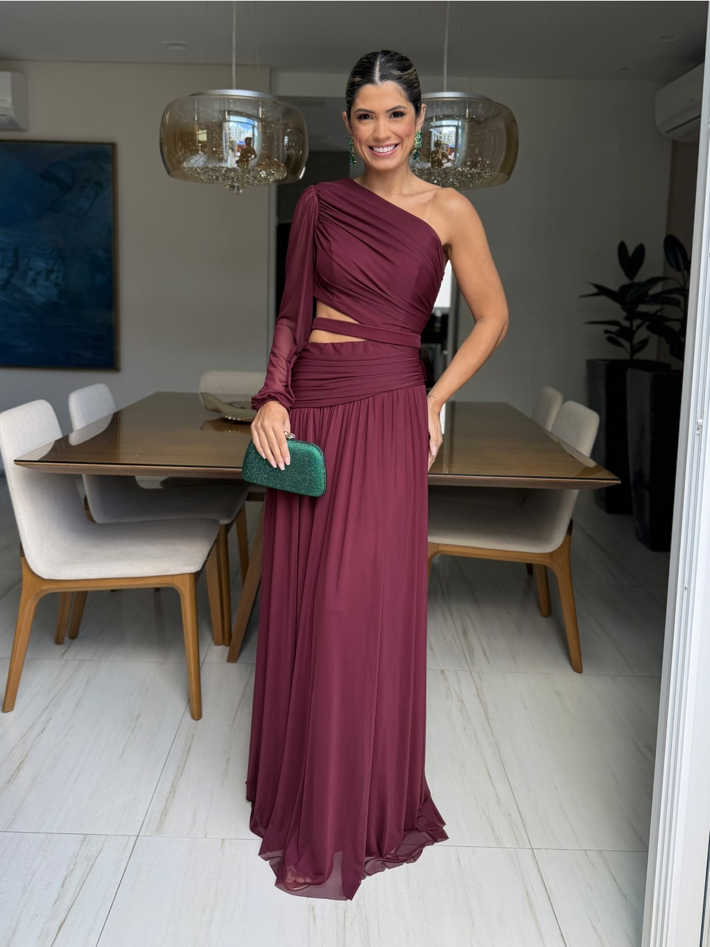 VESTIDO LONGO SANTORINI