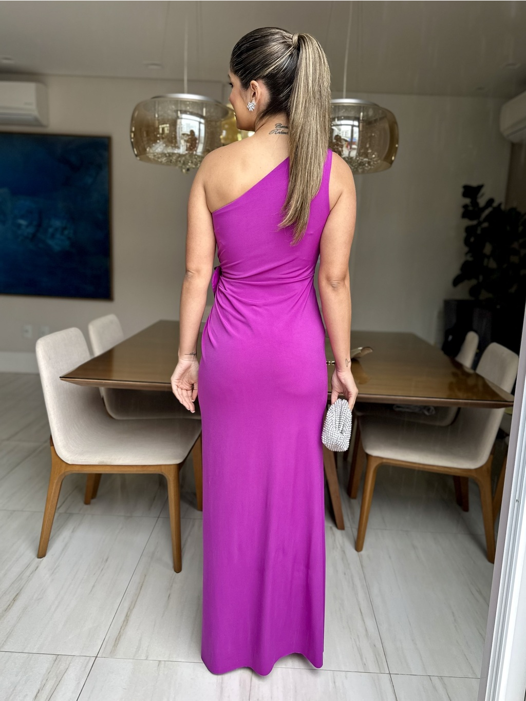 VESTIDO LONGO GRAMADO