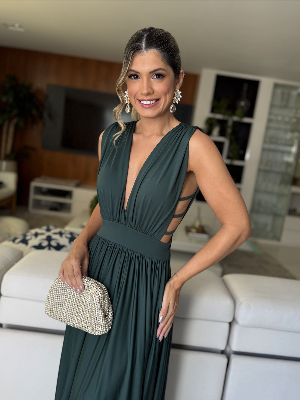 VESTIDO LONGO CASSIS