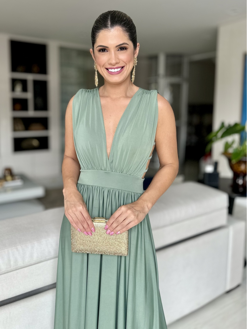 VESTIDO LONGO CASSIS