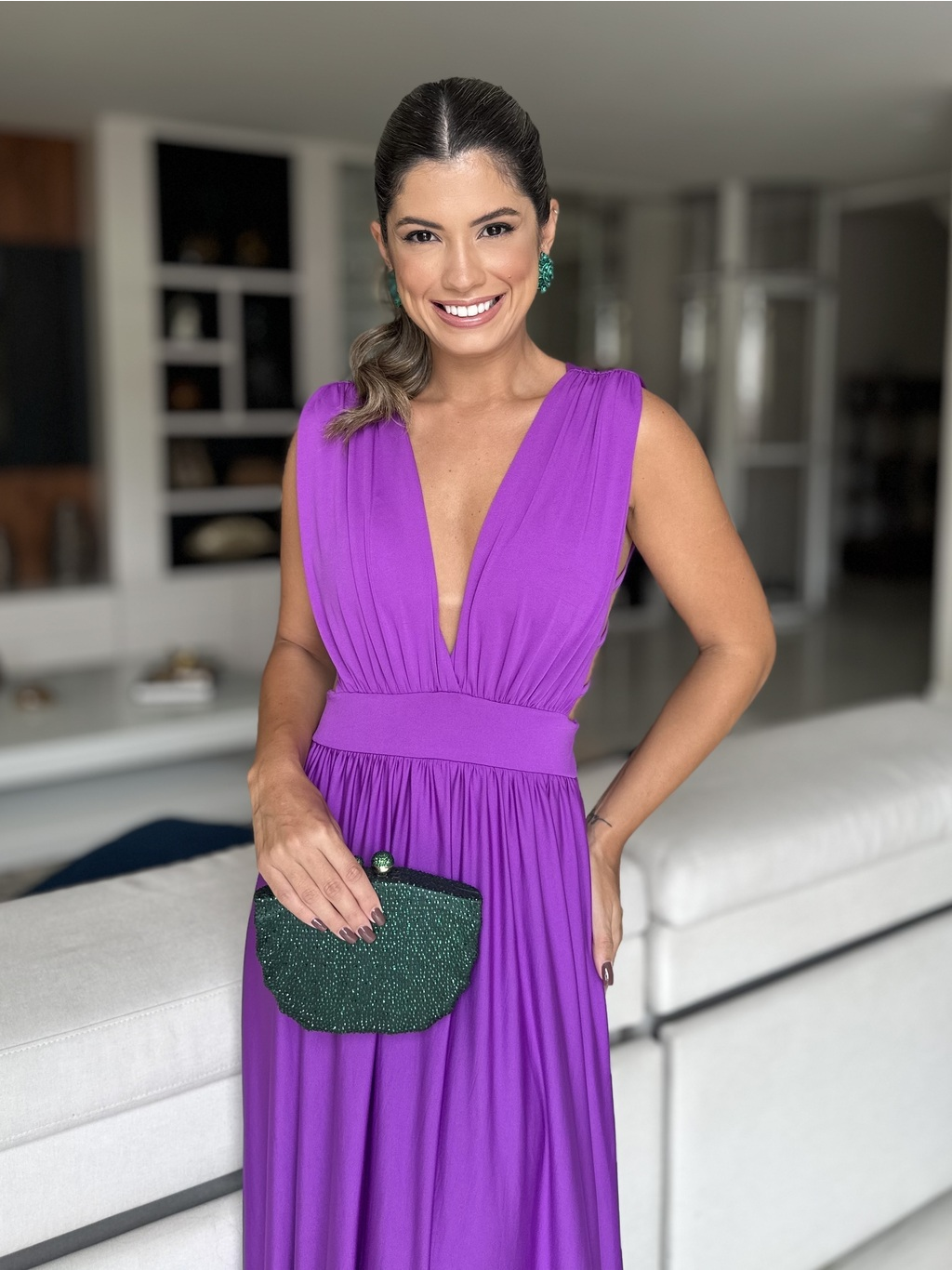 VESTIDO LONGO CASSIS