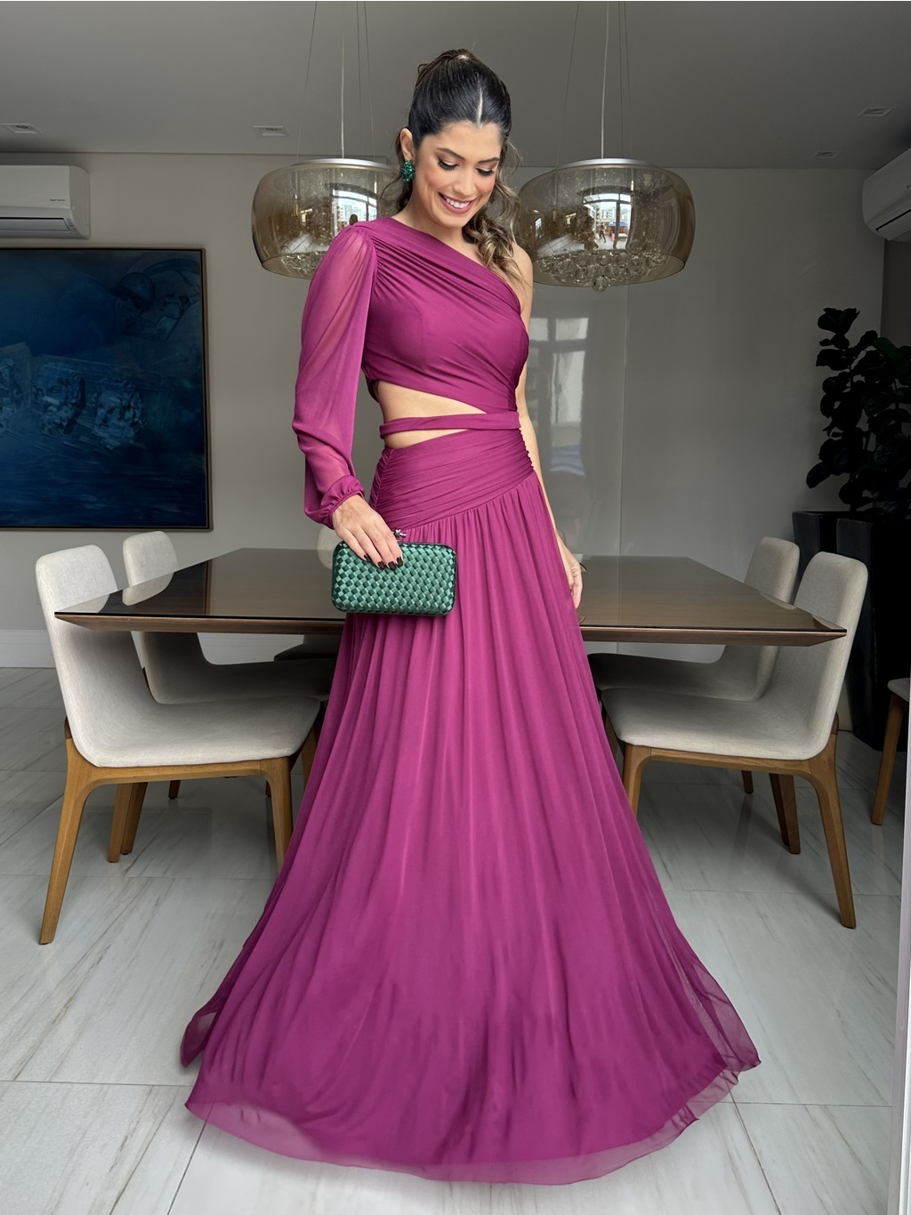 VESTIDO LONGO SANTORINI