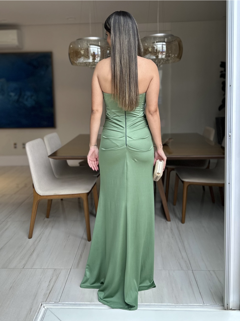 VESTIDO LONGO LAS VEGAS