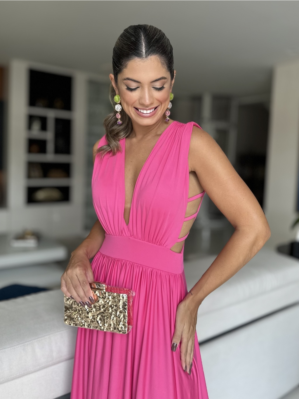 VESTIDO LONGO CASSIS