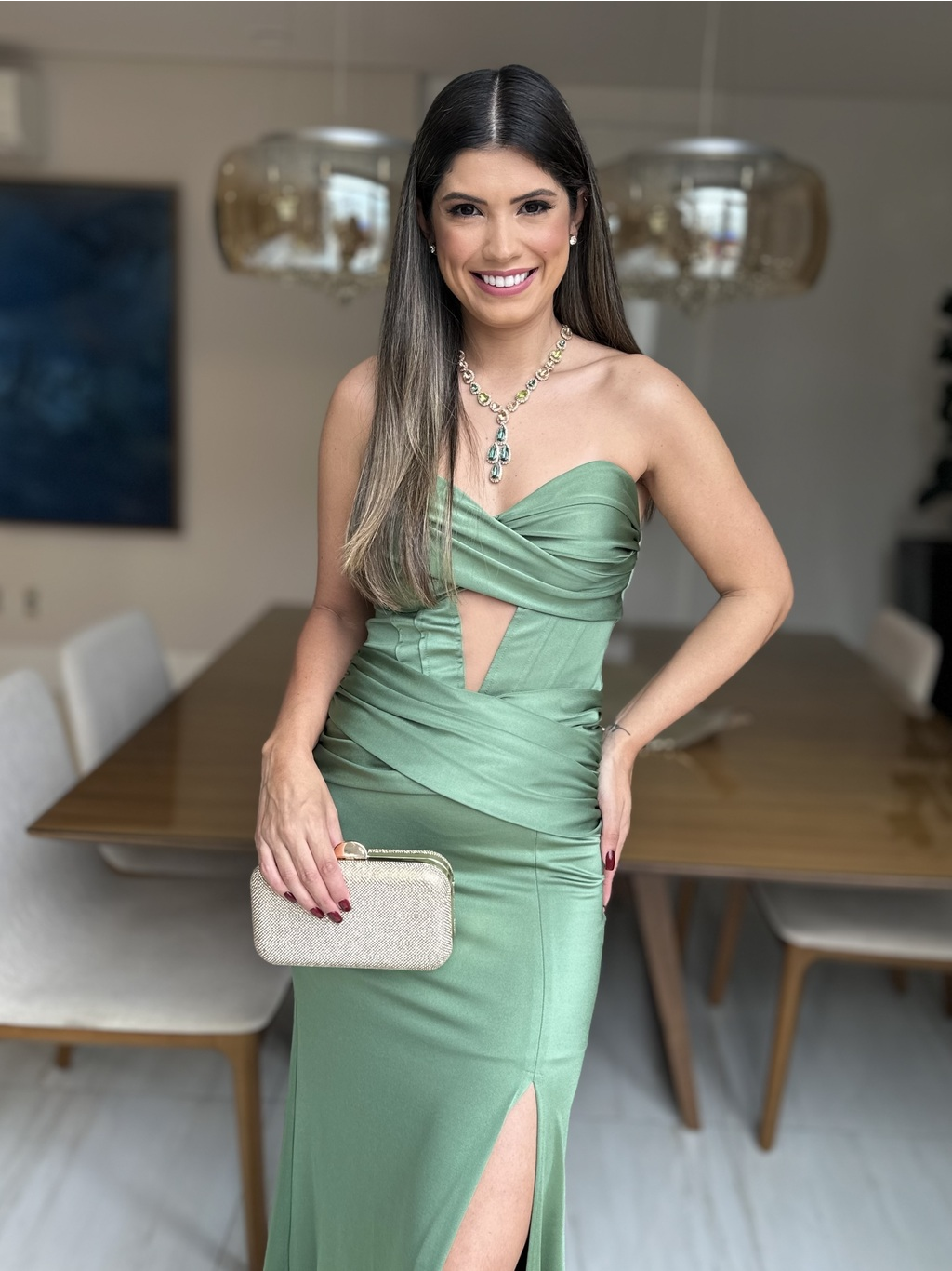VESTIDO LONGO LAS VEGAS