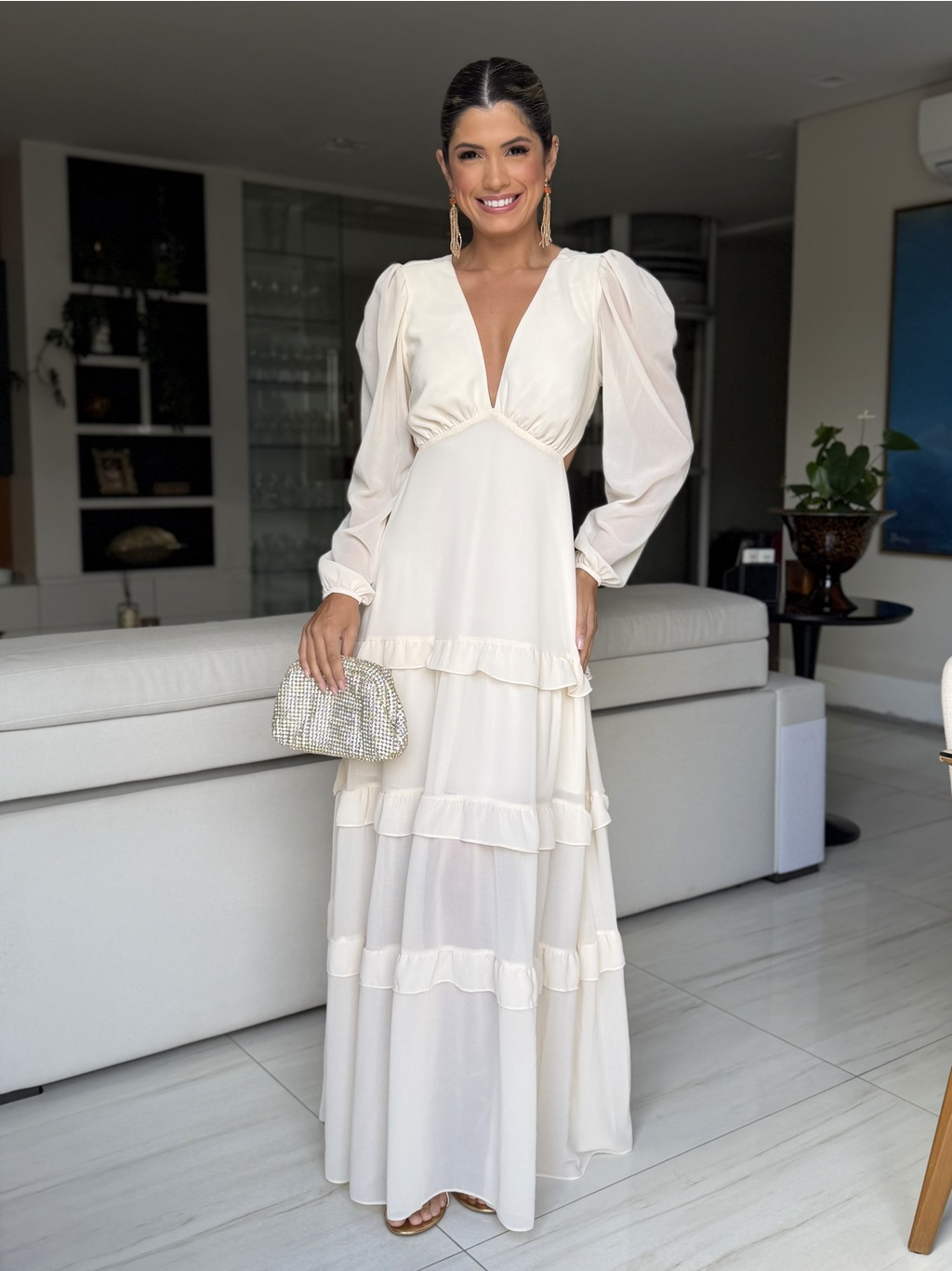 VESTIDO LONGO CALIFÓRNIA