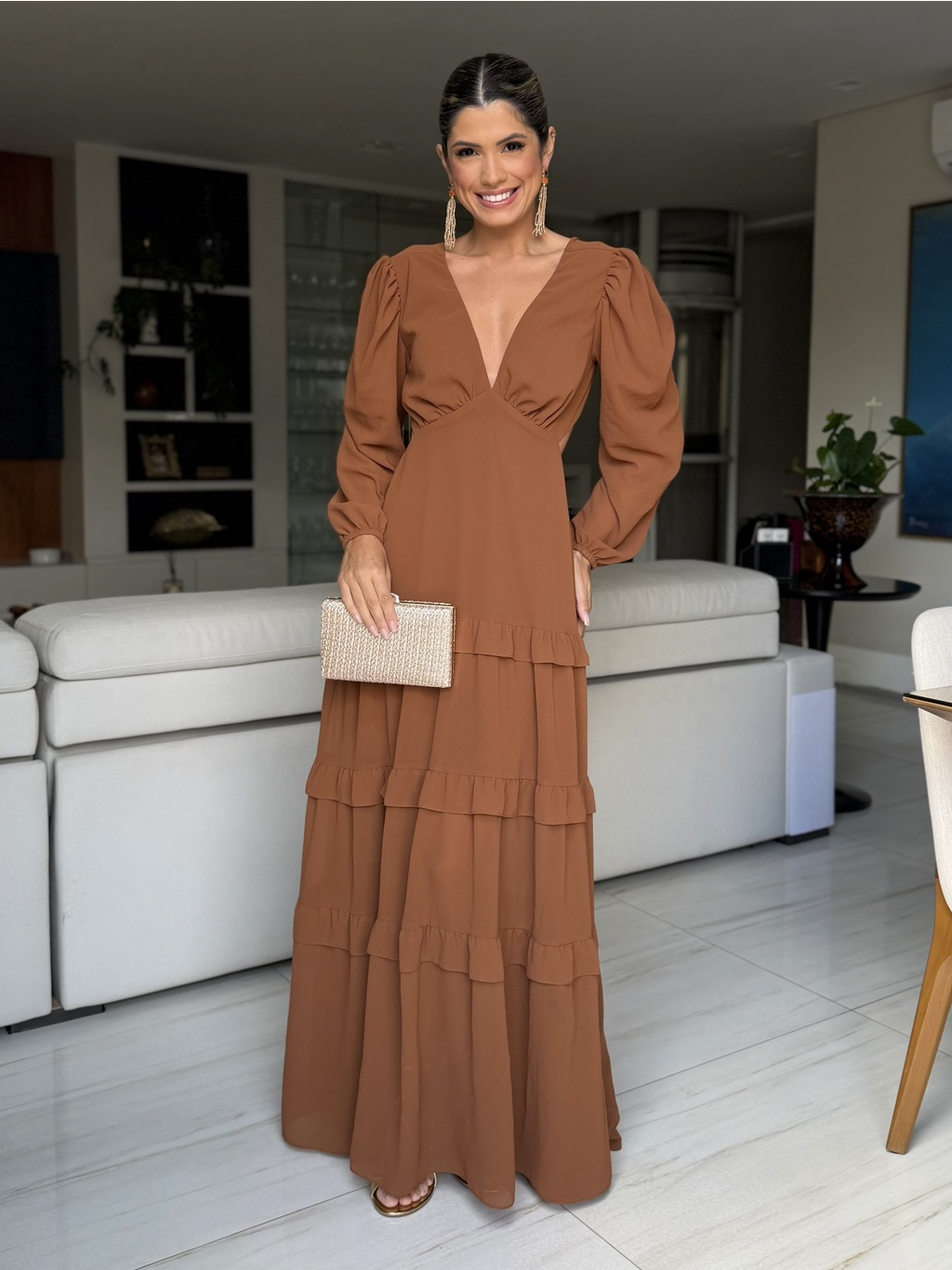 VESTIDO LONGO CALIFÓRNIA