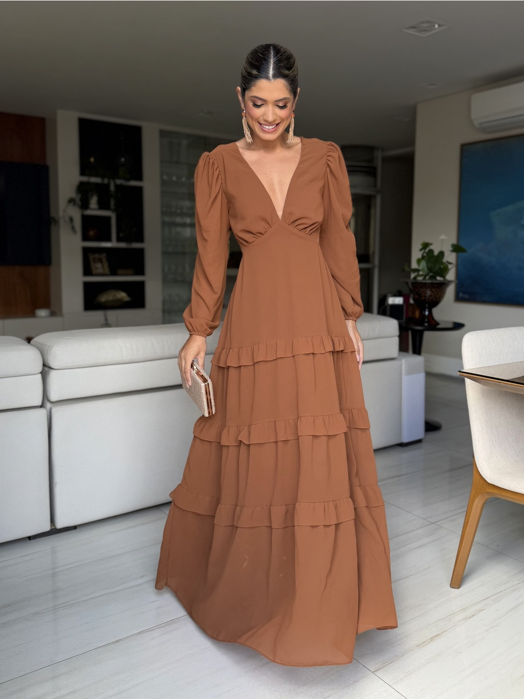 VESTIDO LONGO CALIFÓRNIA