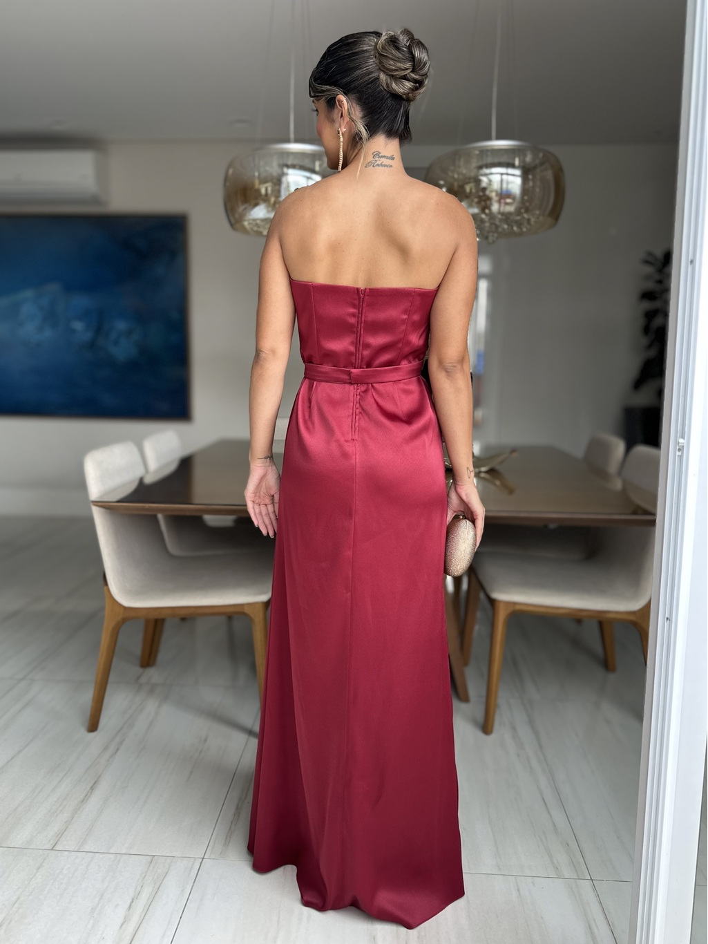 VESTIDO LONGO XANGAI
