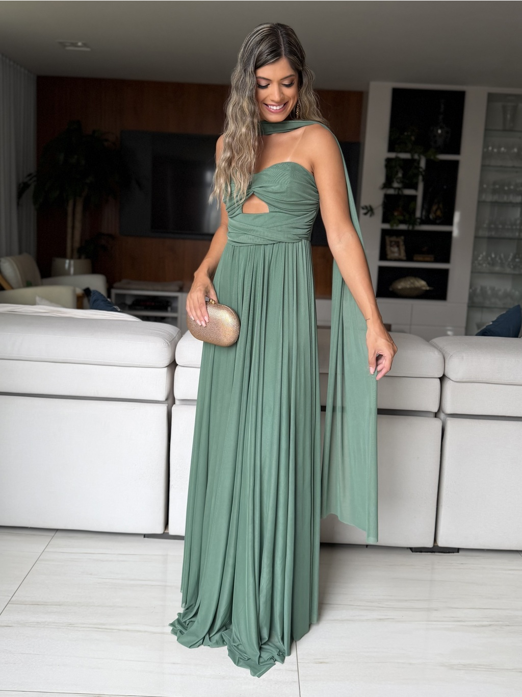 VESTIDO LONGO MÔNACO