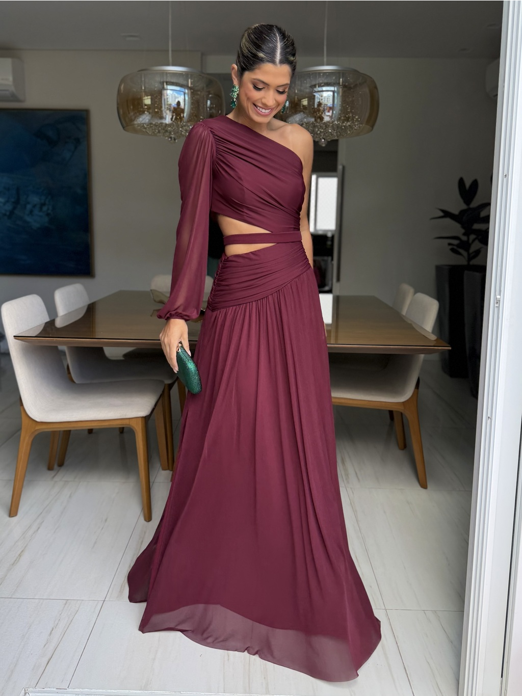 VESTIDO LONGO SANTORINI