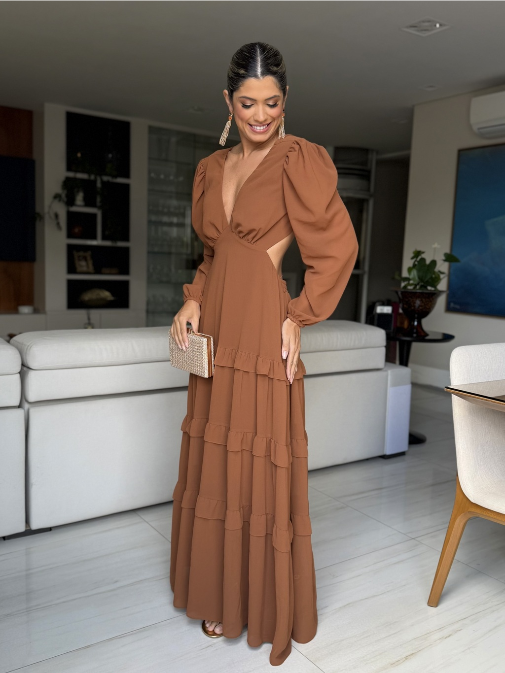 VESTIDO LONGO CALIFÓRNIA