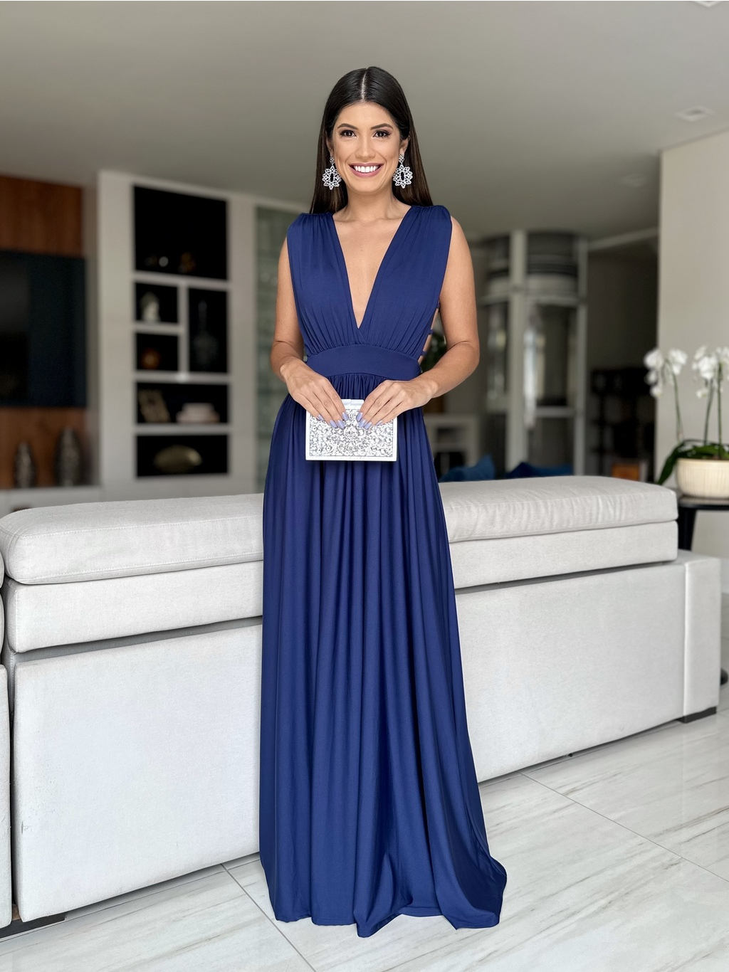 VESTIDO LONGO CASSIS