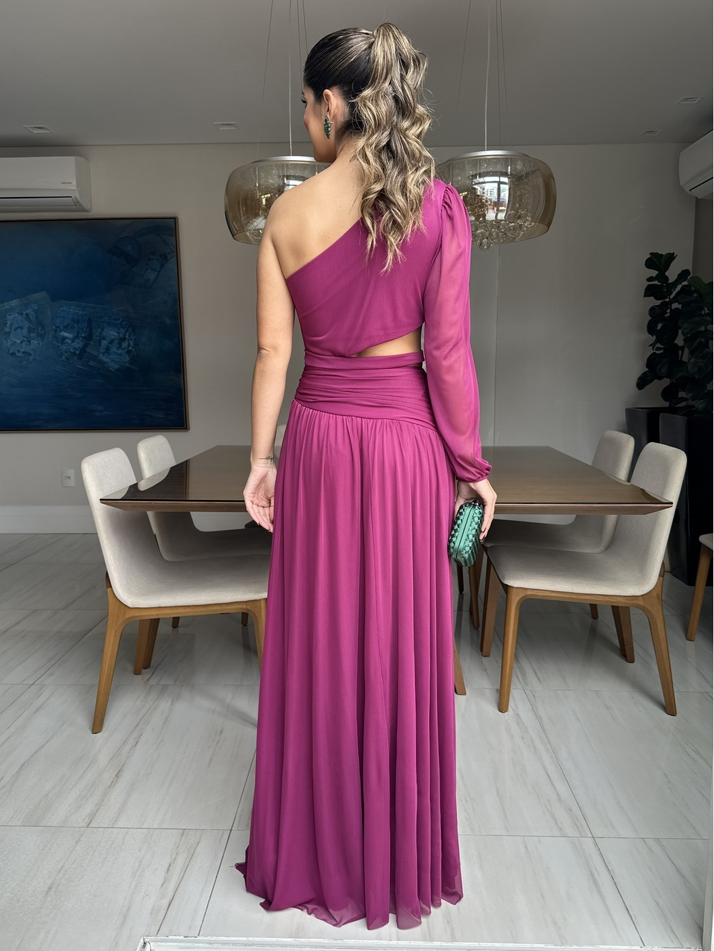 VESTIDO LONGO SANTORINI