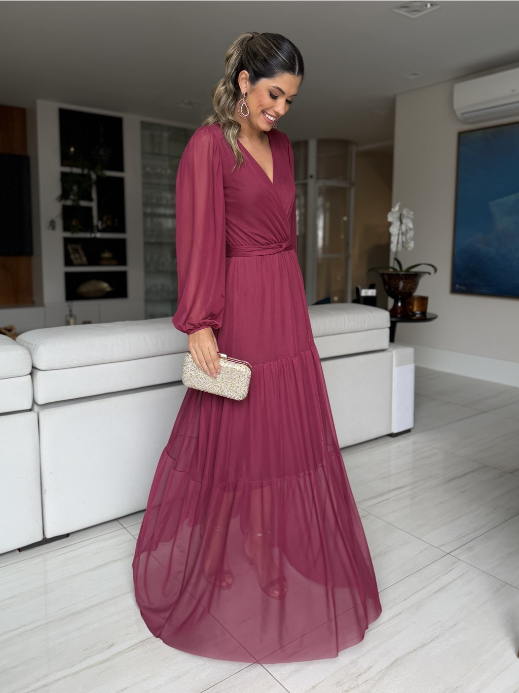 VESTIDO LONGO MALTA